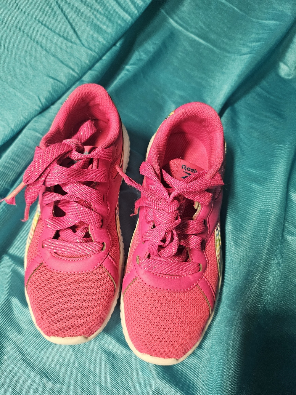 Reebok Pink Girls Sneakers Size 1